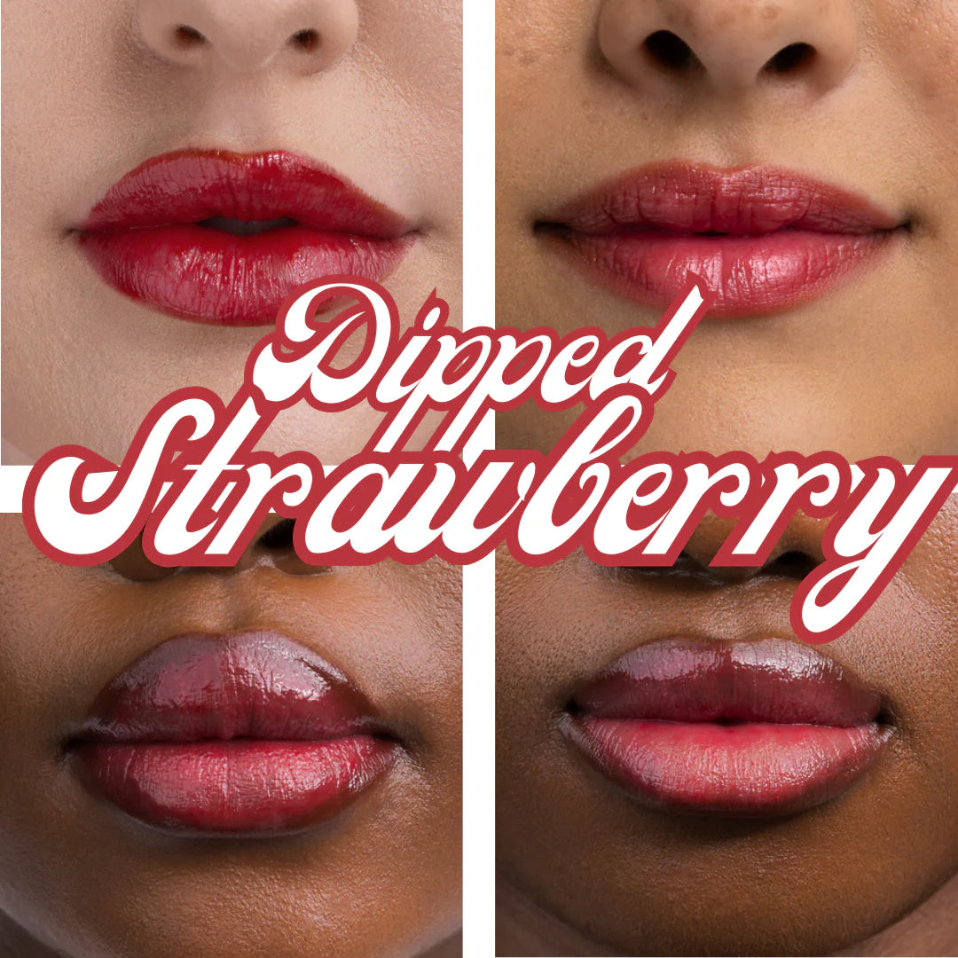 Dipped Strawberry Tinted Lip Glaze