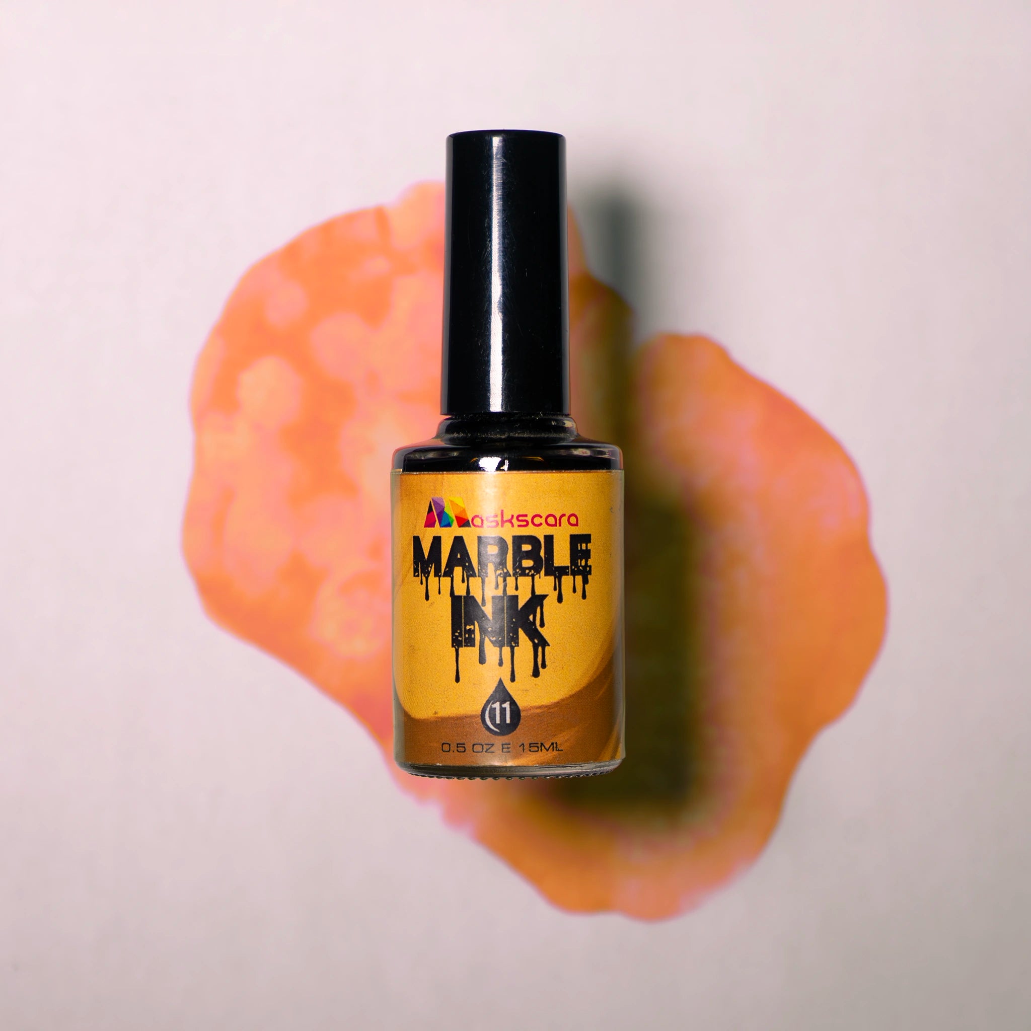 Orange Marble Ink - 15ml
