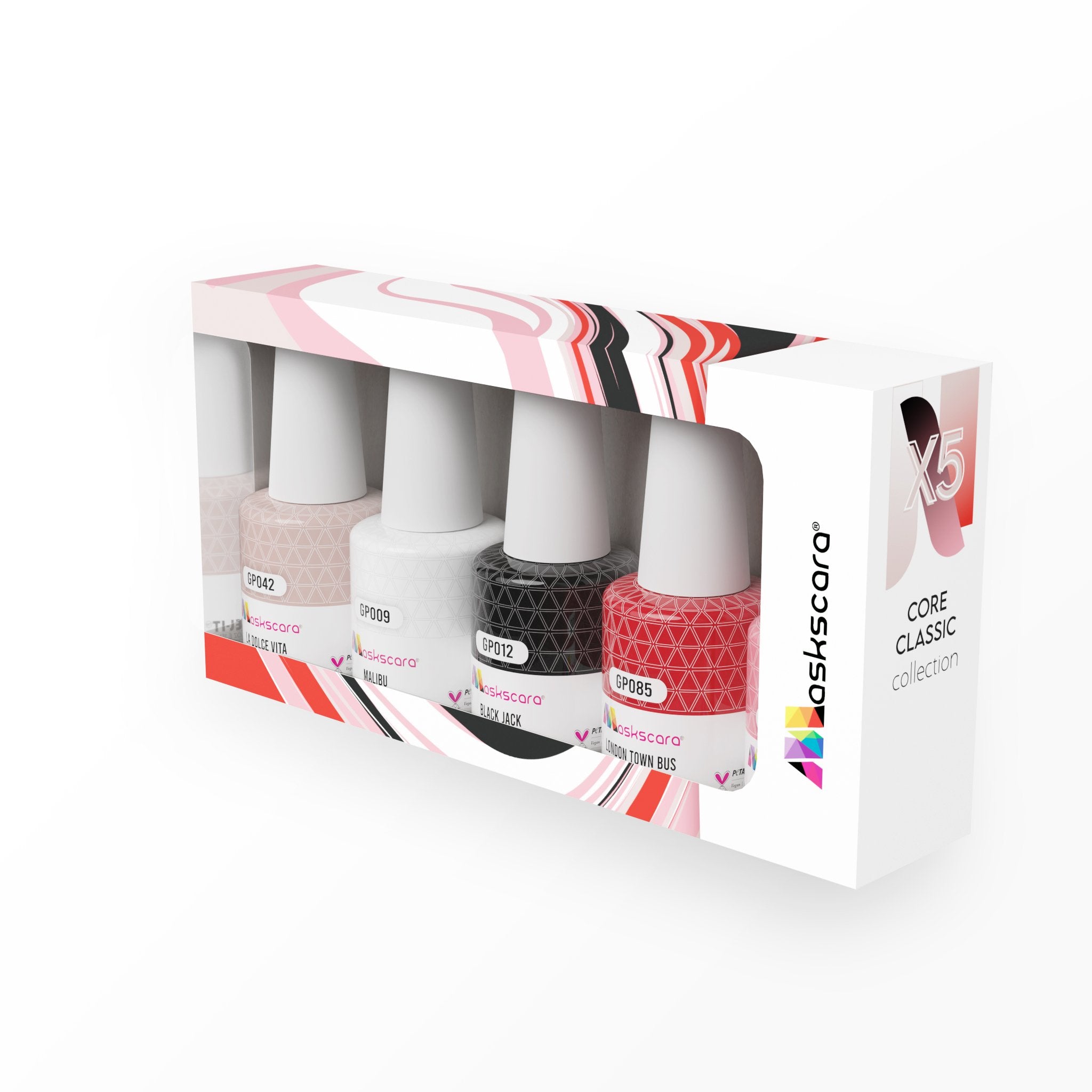 <img scr = “Maskscara Gel-It 5 Pack Core Classic Kit.jpg” alt = “Gel Polish Kit by the brand Maskscara ”>