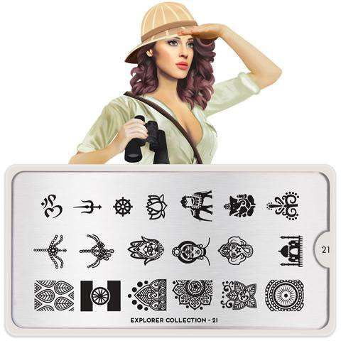 Moyou London Stamping Plate - Explorer 21 - Maskscara