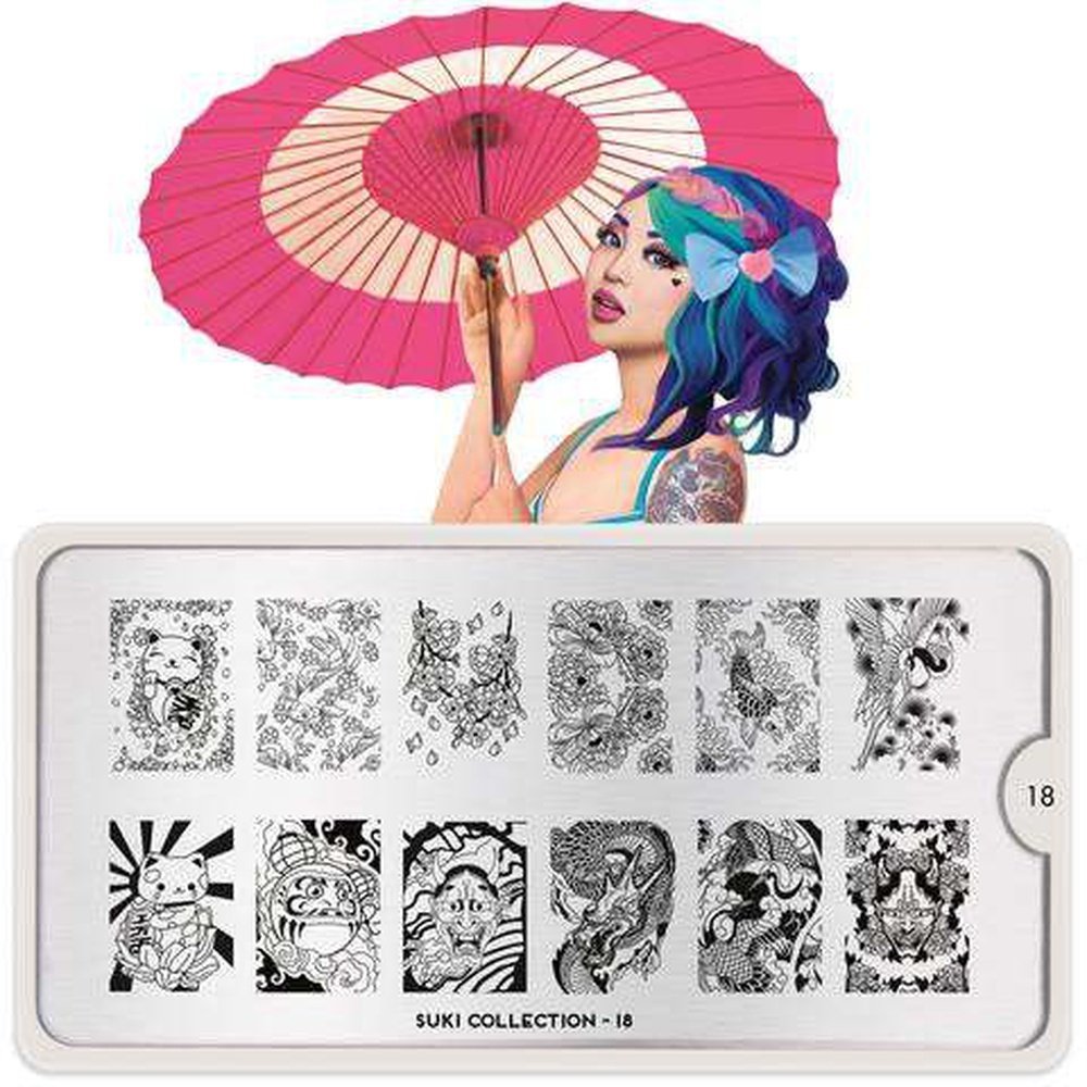 Moyou London Stamping Plate - Suki 18 - Maskscara