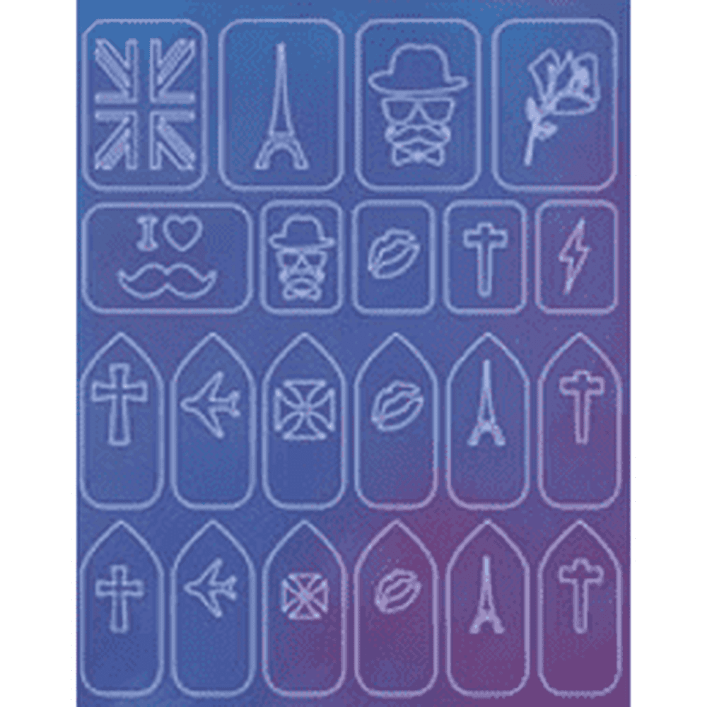Laser Foil Sticker - (LFSB21) - Maskscara
