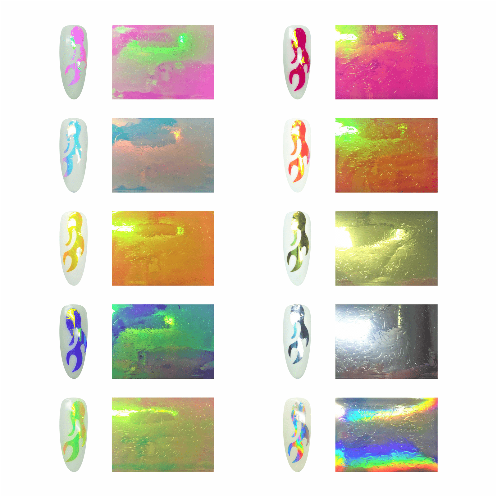 Sticker Pack - Flames - Maskscara
