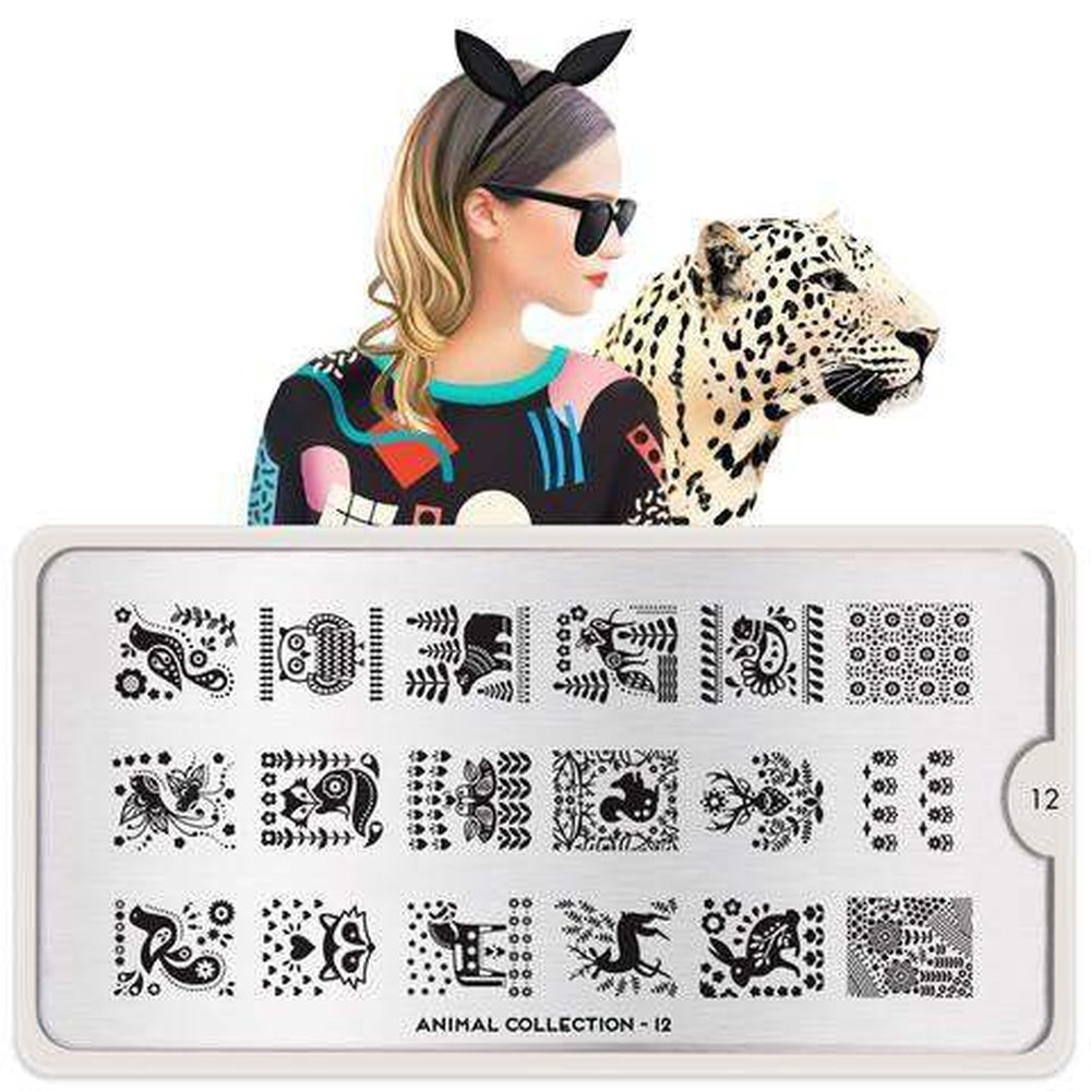 Moyou London Stamping Plate - Animal 12 - Maskscara