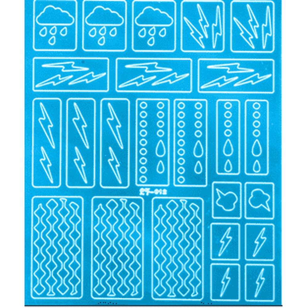 Laser Foil Sticker - (LFSW12) - Maskscara