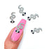 Silver Snake Gems (5 Pcs) - Maskscara