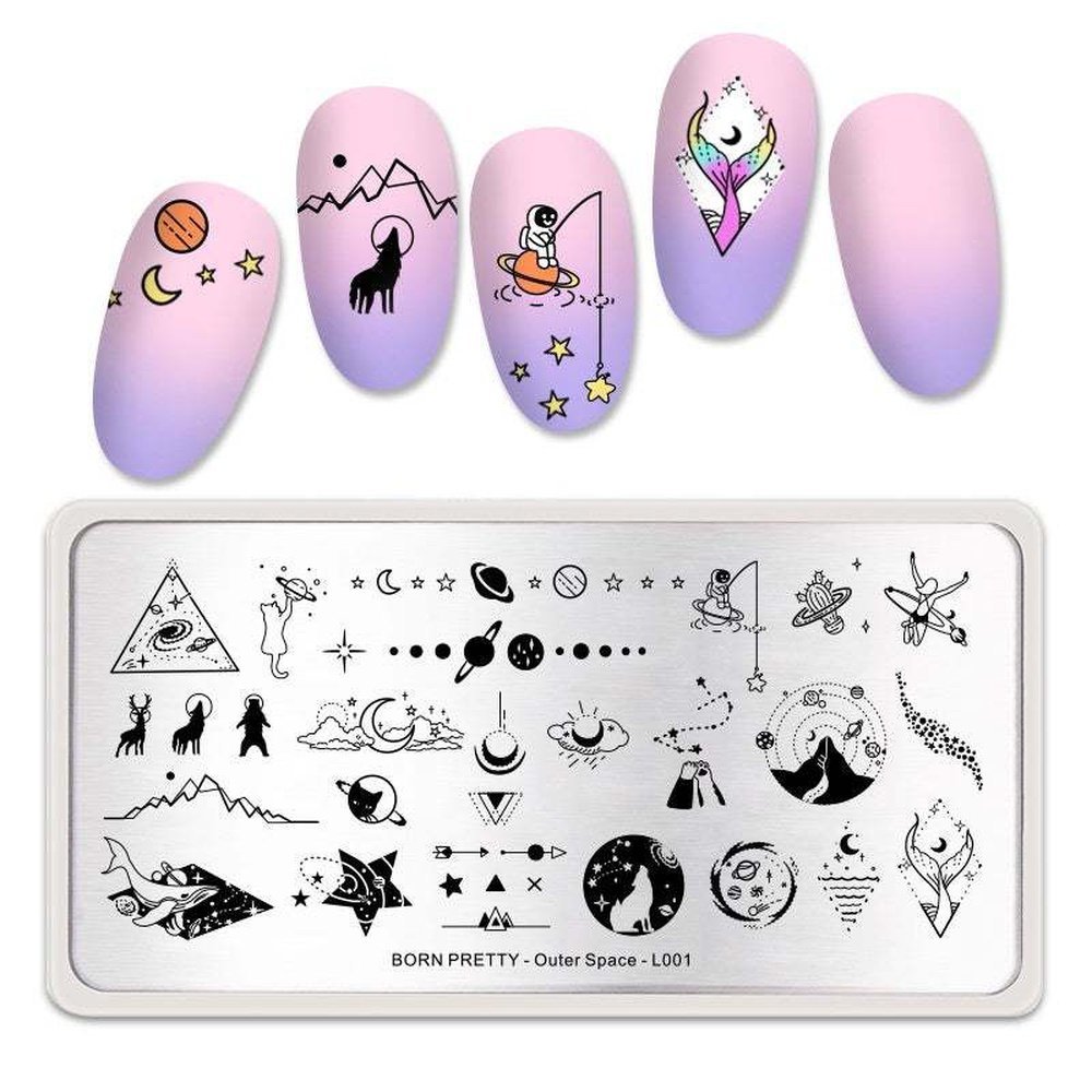 BP Stamping Plate - Outer Space (01) - Maskscara