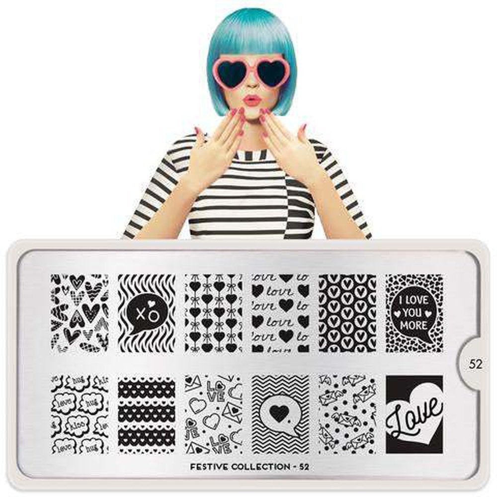 Moyou London Stamping Plate - Festive 52 - Maskscara