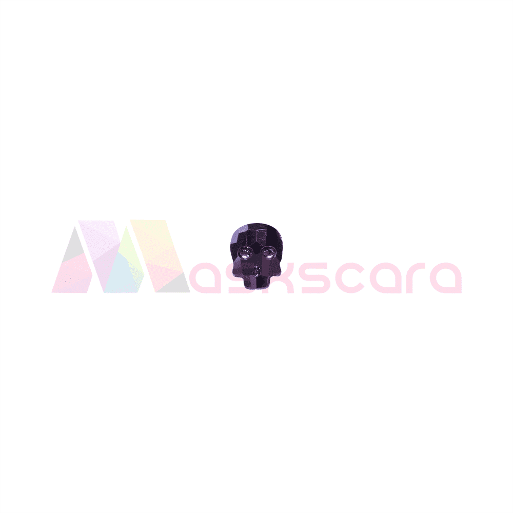 Gunmetal Skull Gems (5 Pcs) - Maskscara