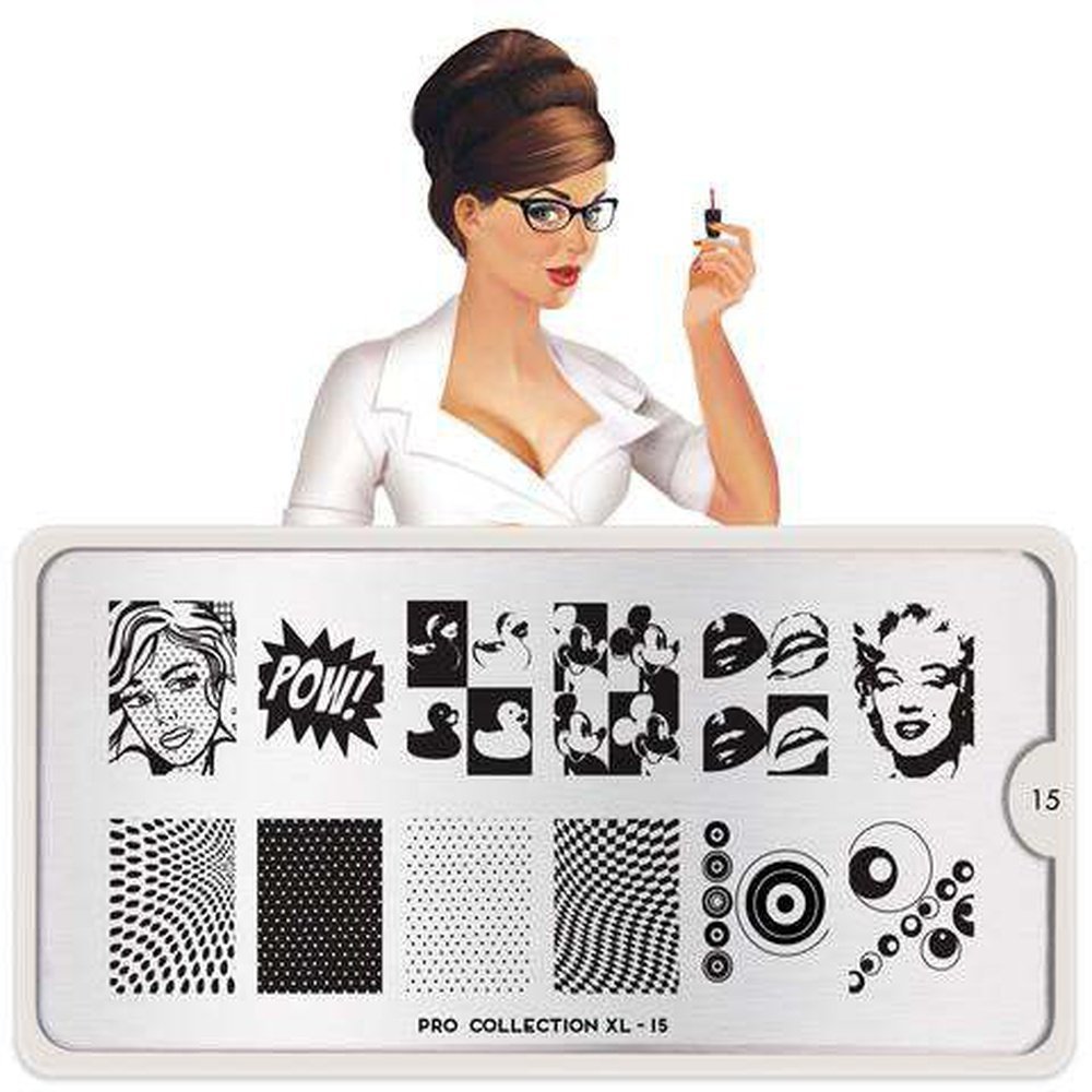 Moyou London Stamping Plate - Pro XL 15 - Maskscara