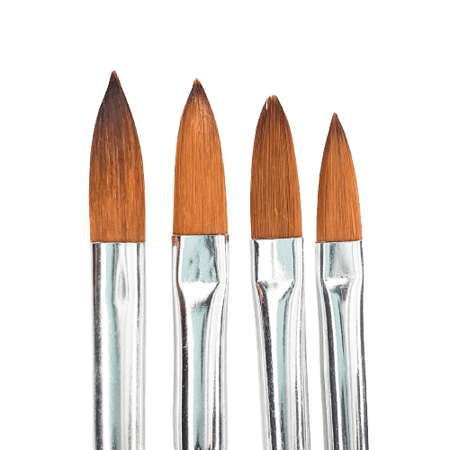 No.10 Acrylic Brush - Wooden Handle - Maskscara