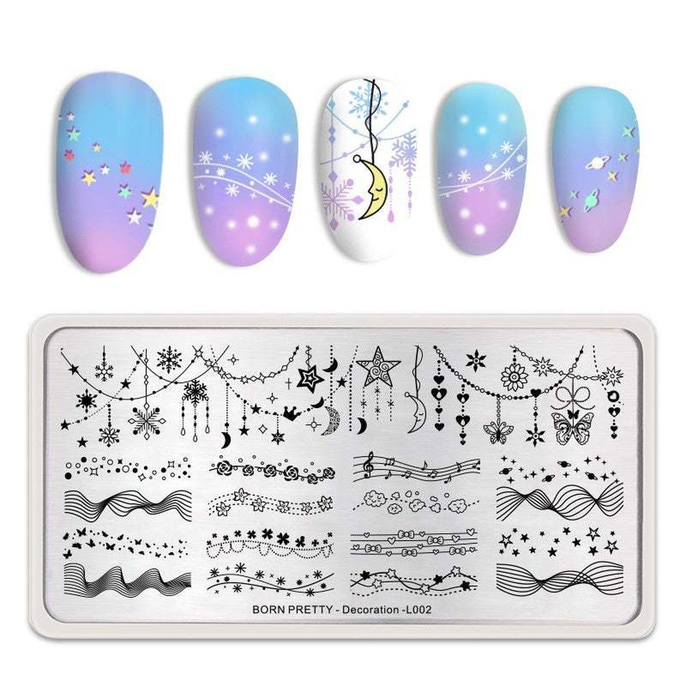 BP Stamping Plate - Decoration (L002) - Maskscara