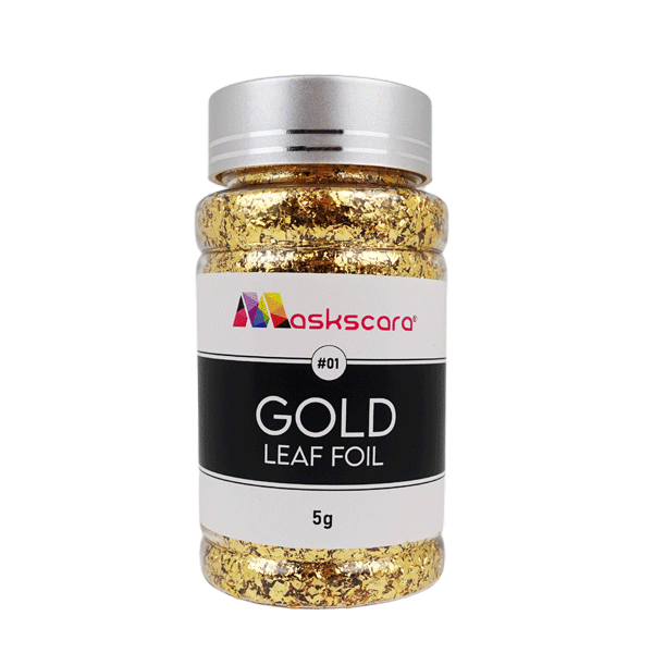 Metallic Leaf Foil pots - 5G Gold - Maskscara
