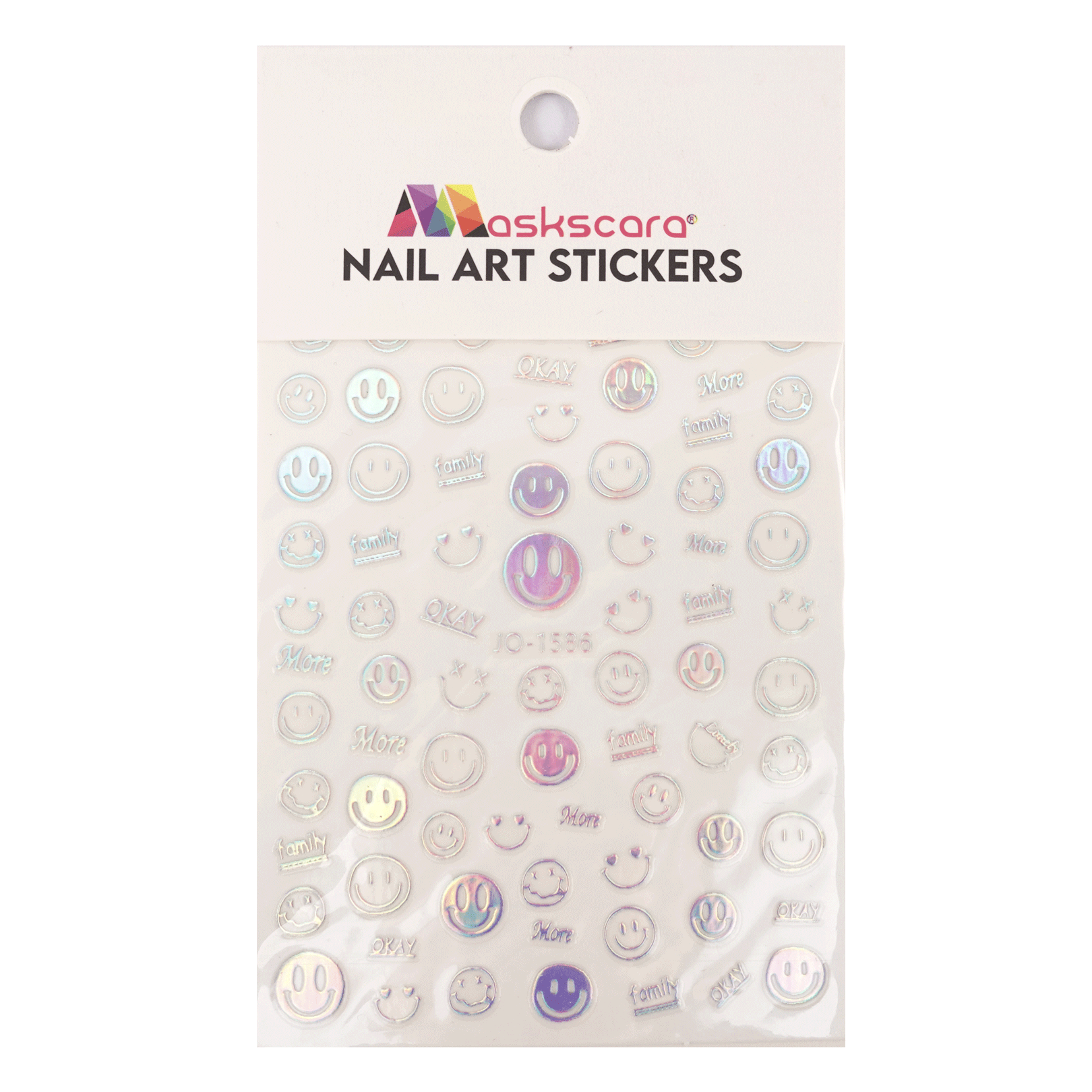 Nail Art Sticker Aurora Happy Faces - Maskscara
