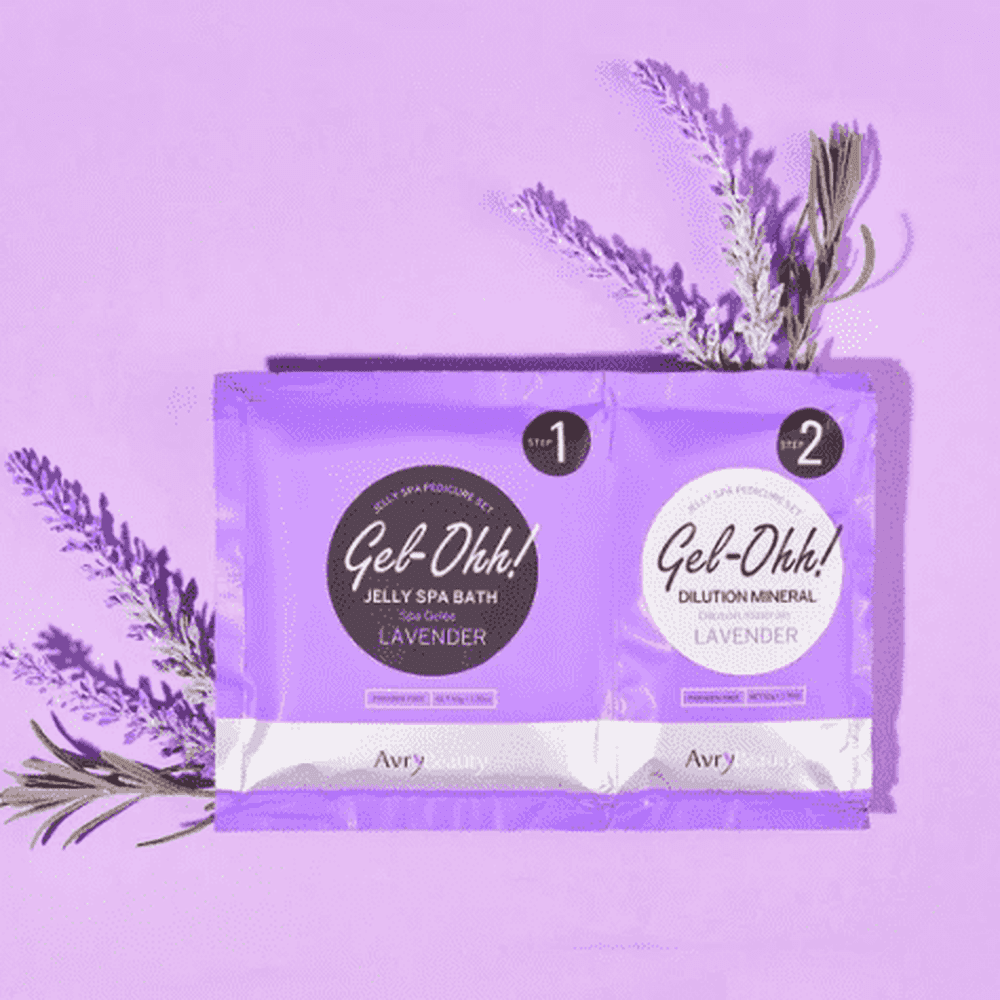 Avry Beauty Gel-Ohh Jelly Spa Pedi Bath - Lavender - Maskscara