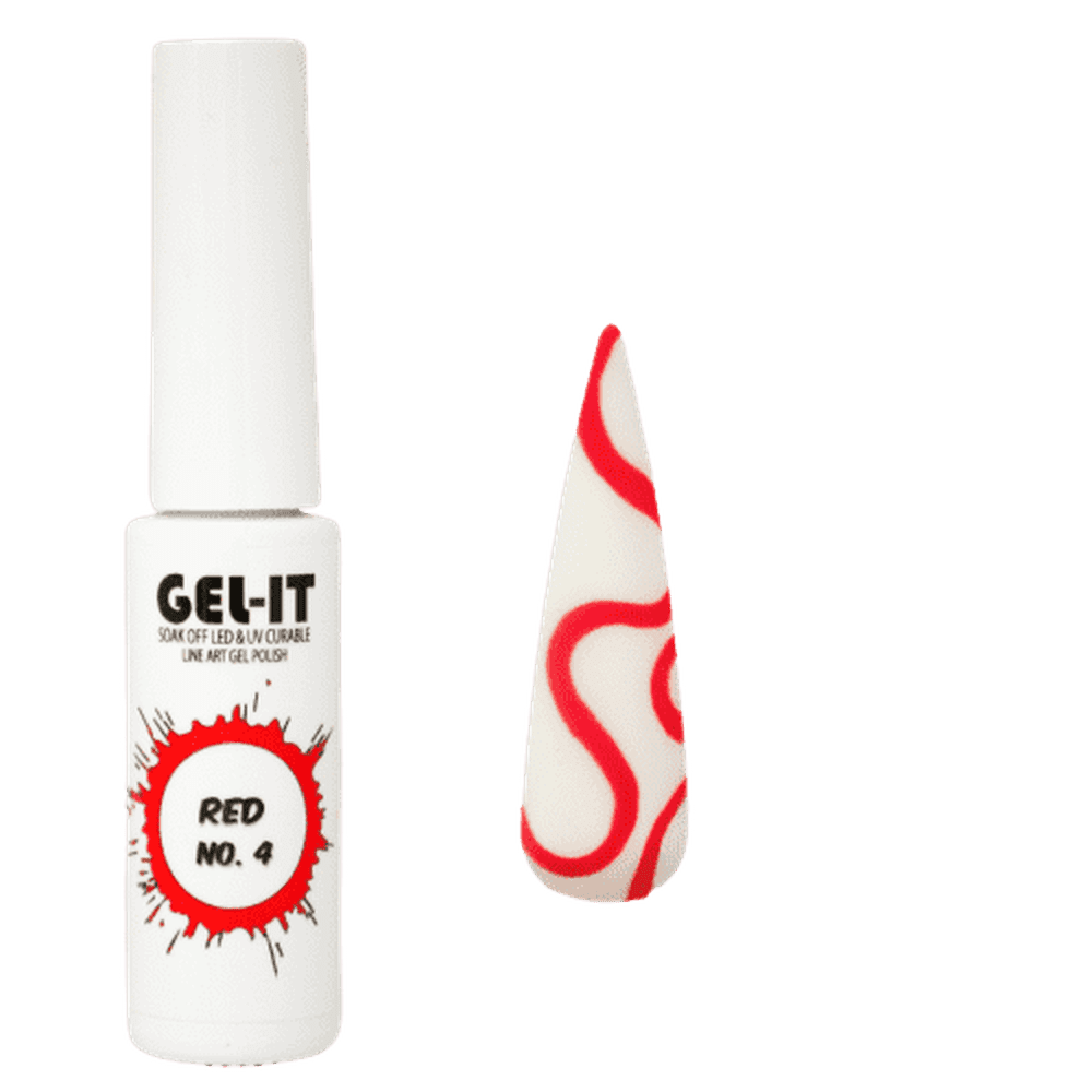 Line Art Gel 7ml - Red - Maskscara
