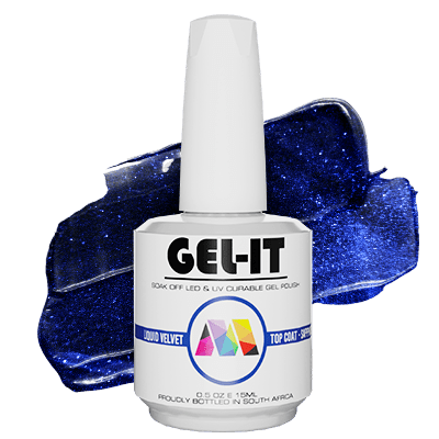 Liquid Velvet Non Wipe Top Coat - Sapphire - Maskscara