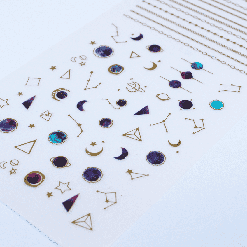 Nail Art Sticker - Astrology (MG181005-03) - Maskscara