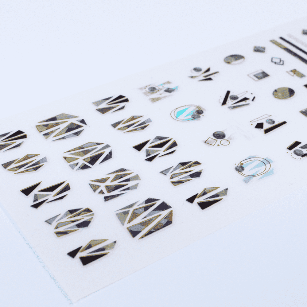 Nail Art Sticker - Geometric (MG181005-07) - Maskscara