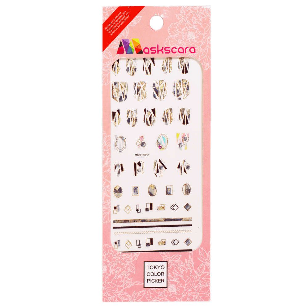 Nail Art Sticker - Geometric (MG181005-07) - Maskscara