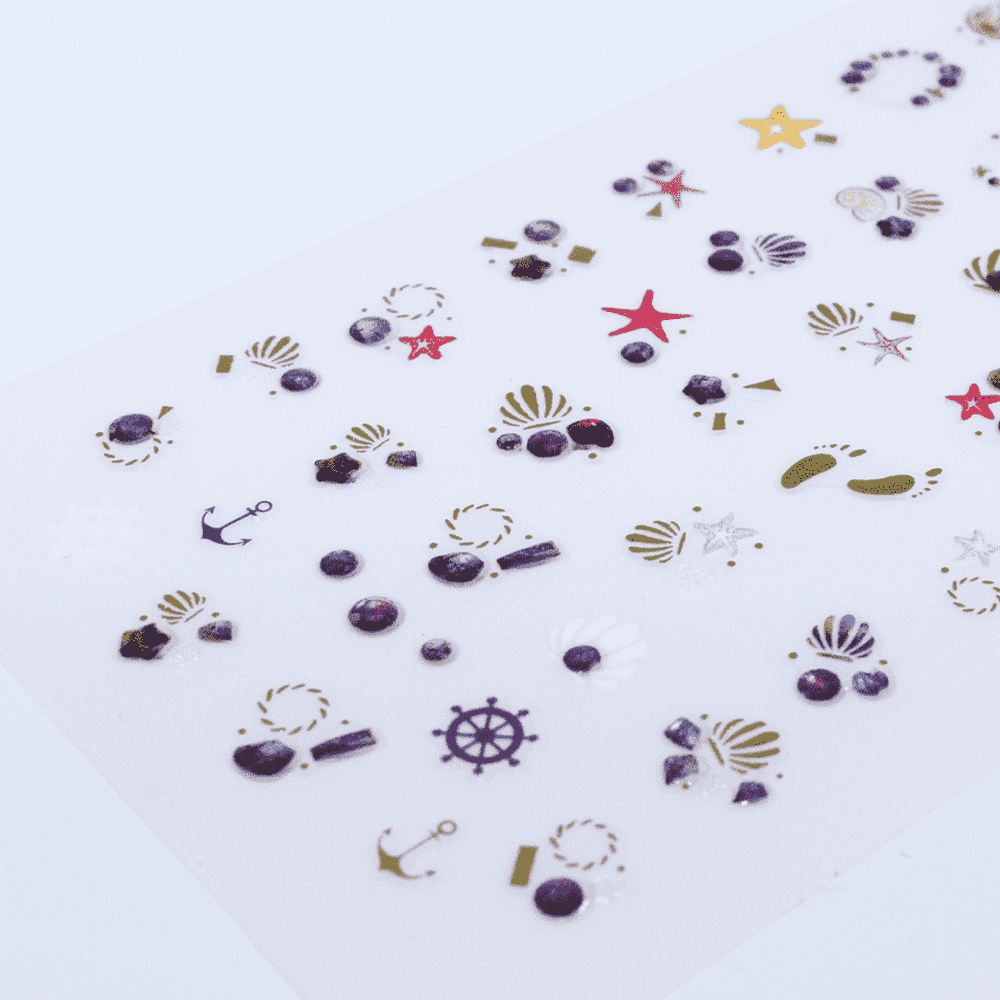 Nail Art Sticker - Oceanic Style Sticker (MG181005-11) - Maskscara