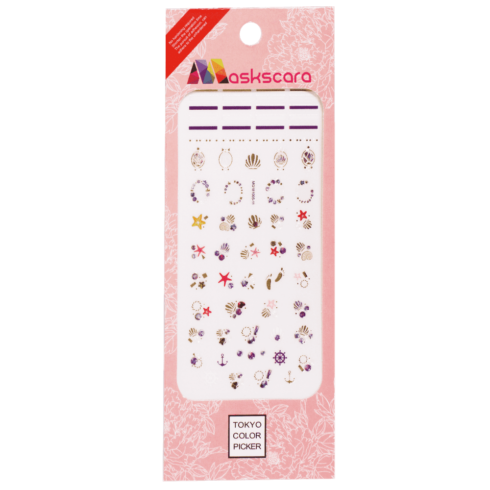 Nail Art Sticker - Oceanic Style Sticker (MG181005-11) - Maskscara