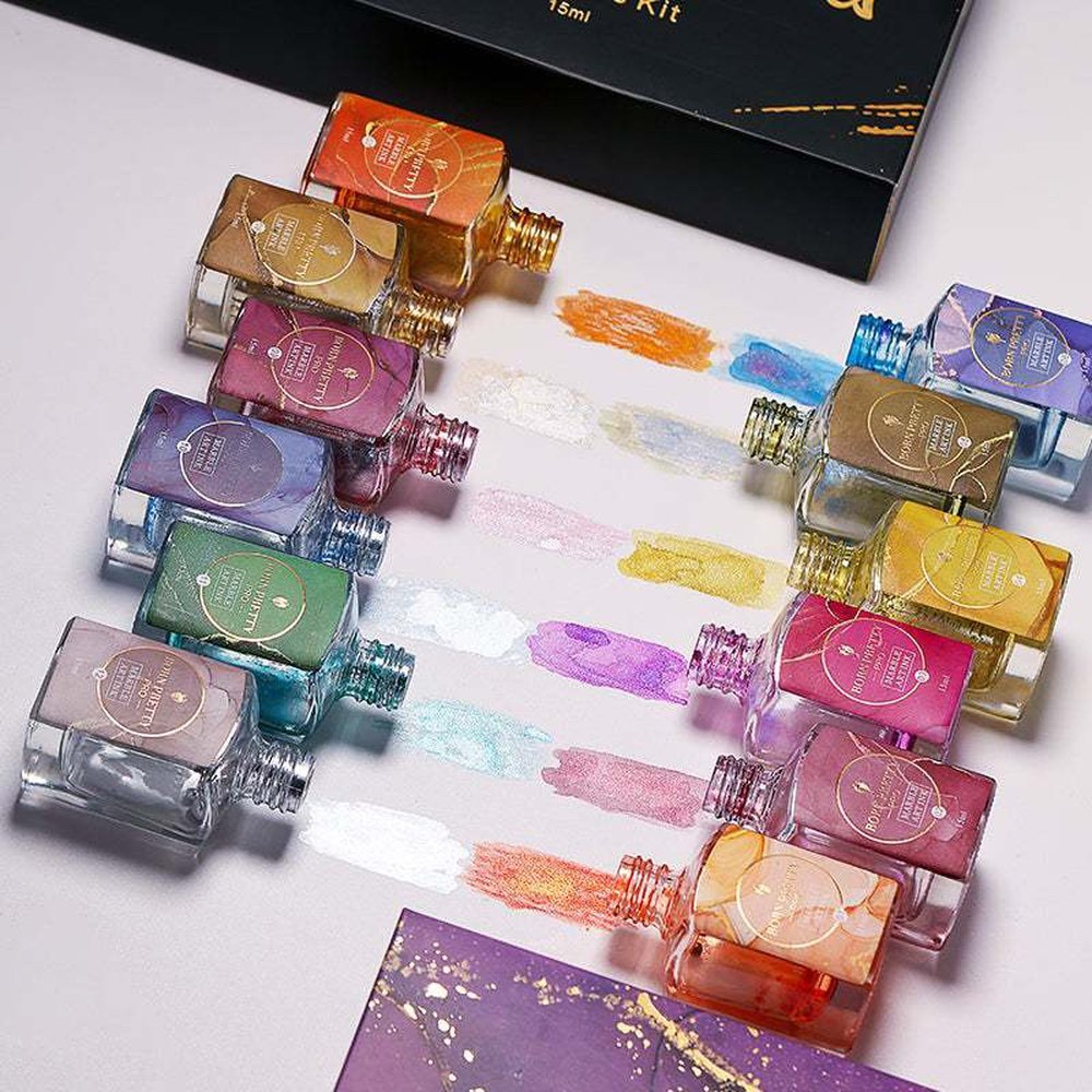 Born Pretty Marble Art Ink Kit - Maskscara