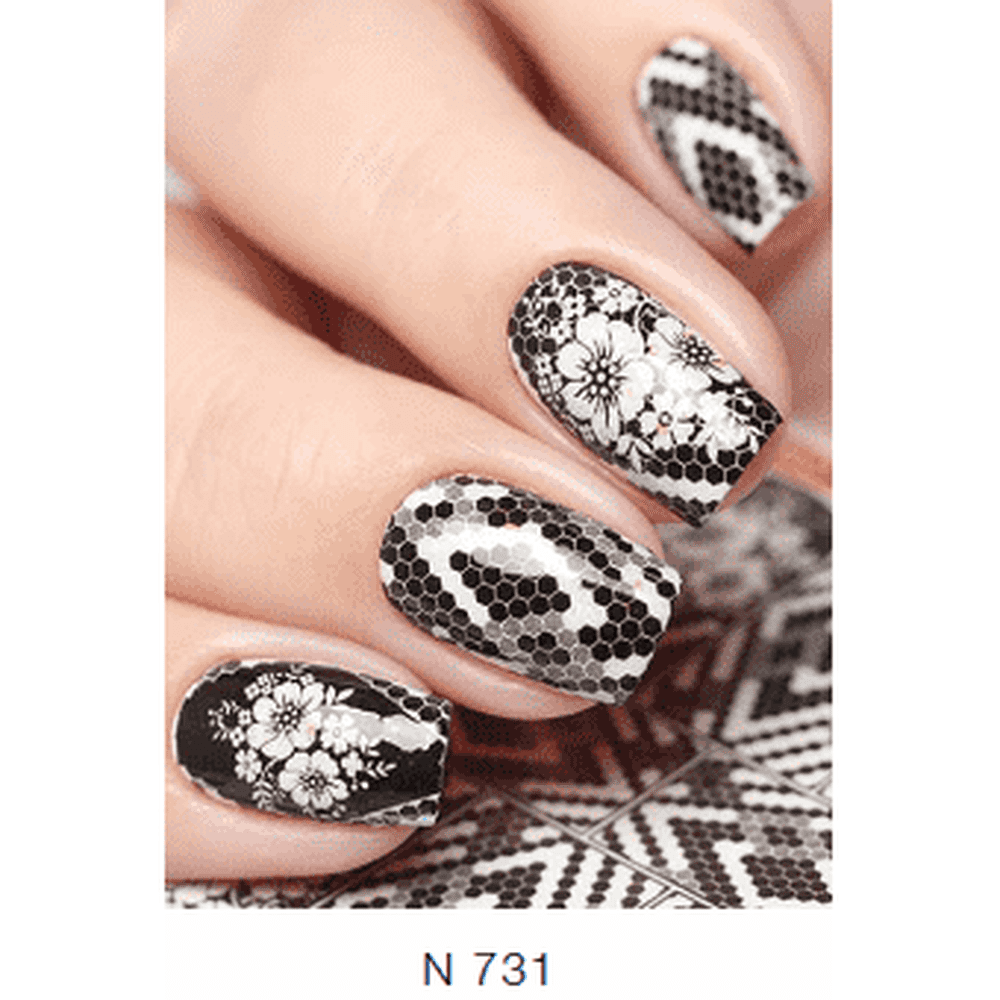 Honeycomb & Floral Water Transfer - 731 - Maskscara