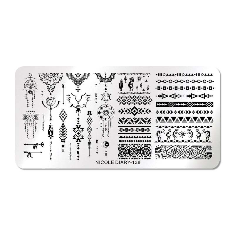 BP Stamping Plate - Nicole Diary (138) - Maskscara