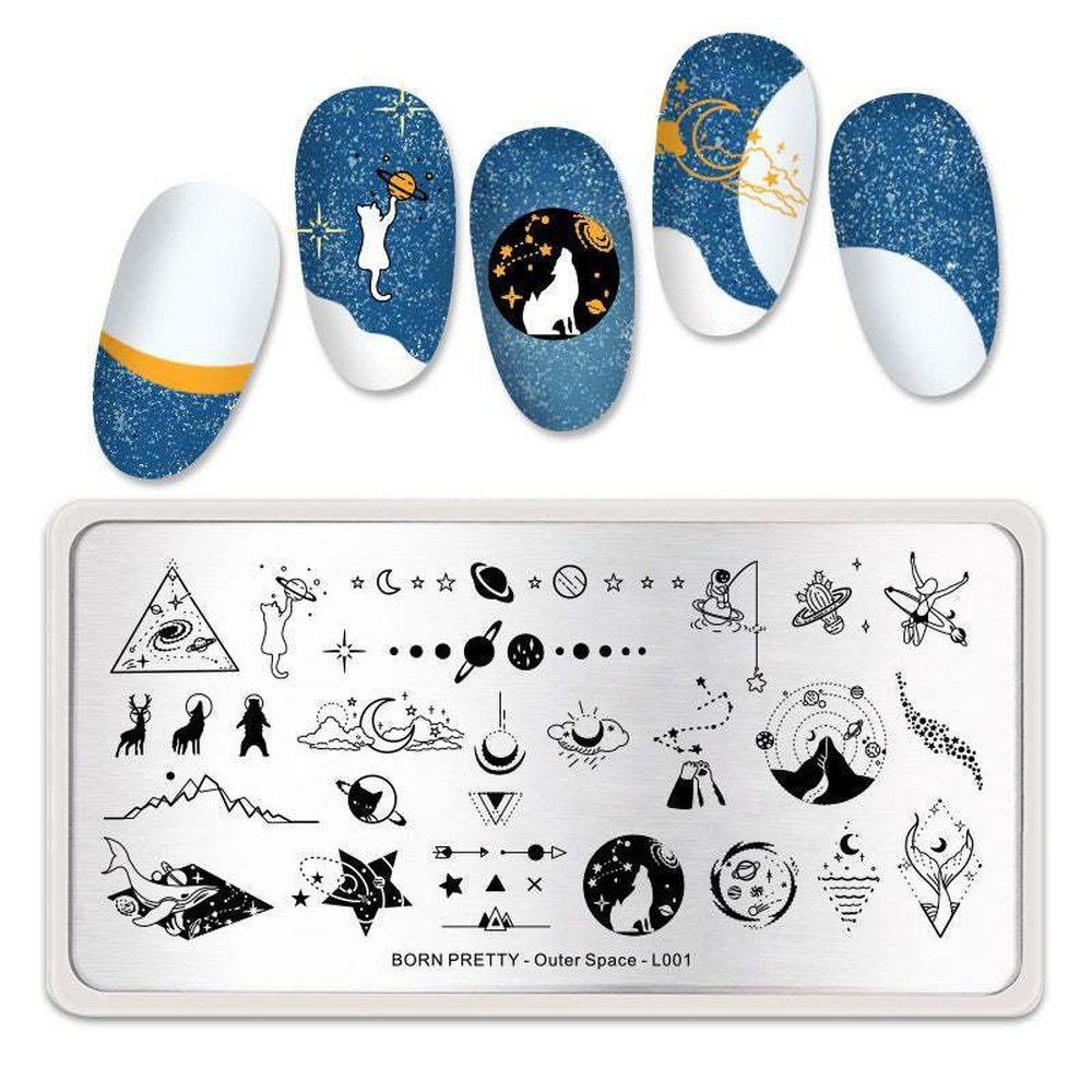 BP Stamping Plate - Outer Space (01) - Maskscara