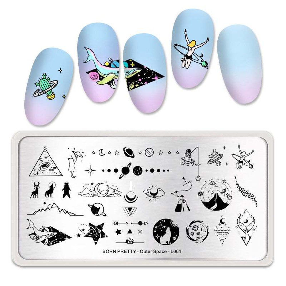 BP Stamping Plate - Outer Space (01) - Maskscara