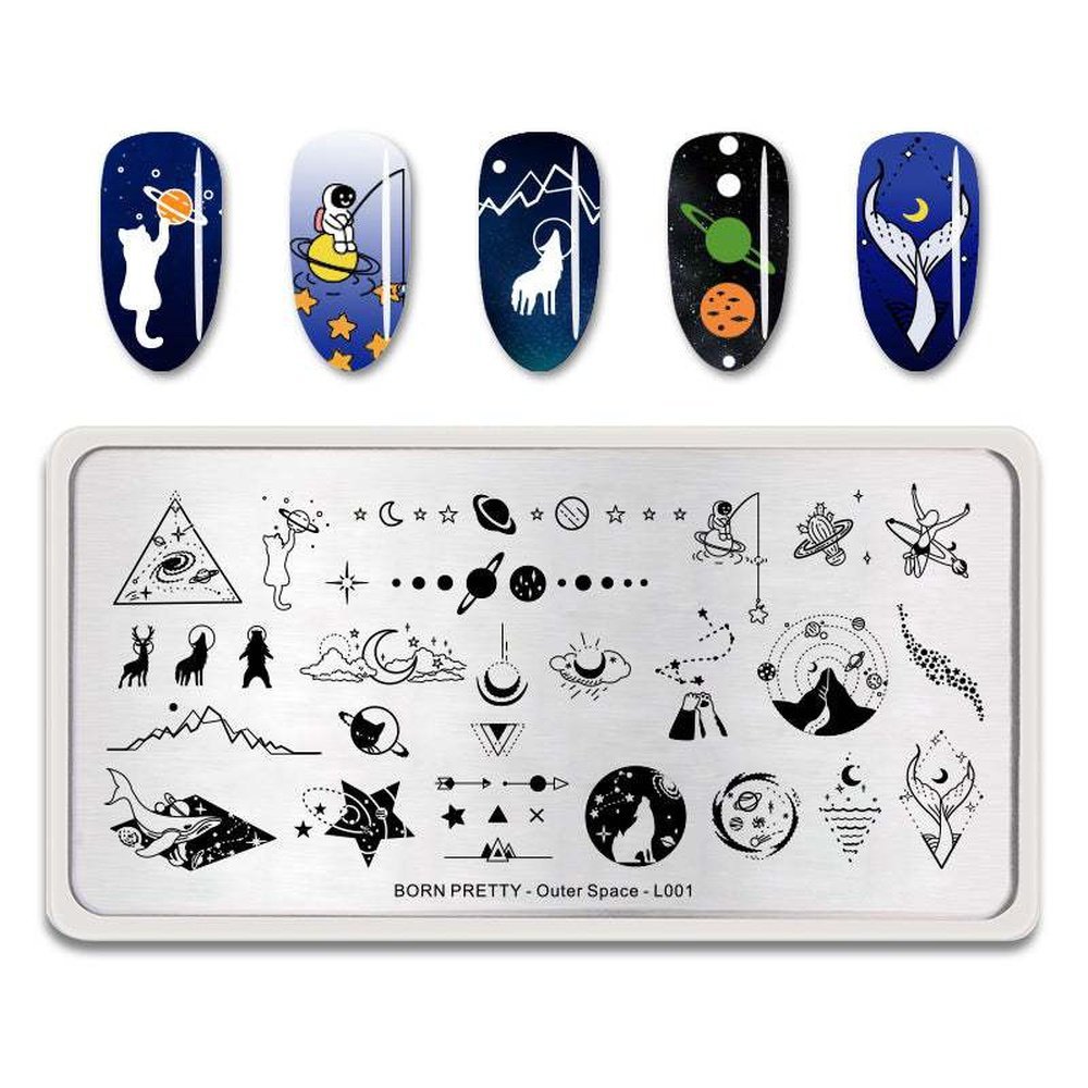 BP Stamping Plate - Outer Space (01) - Maskscara