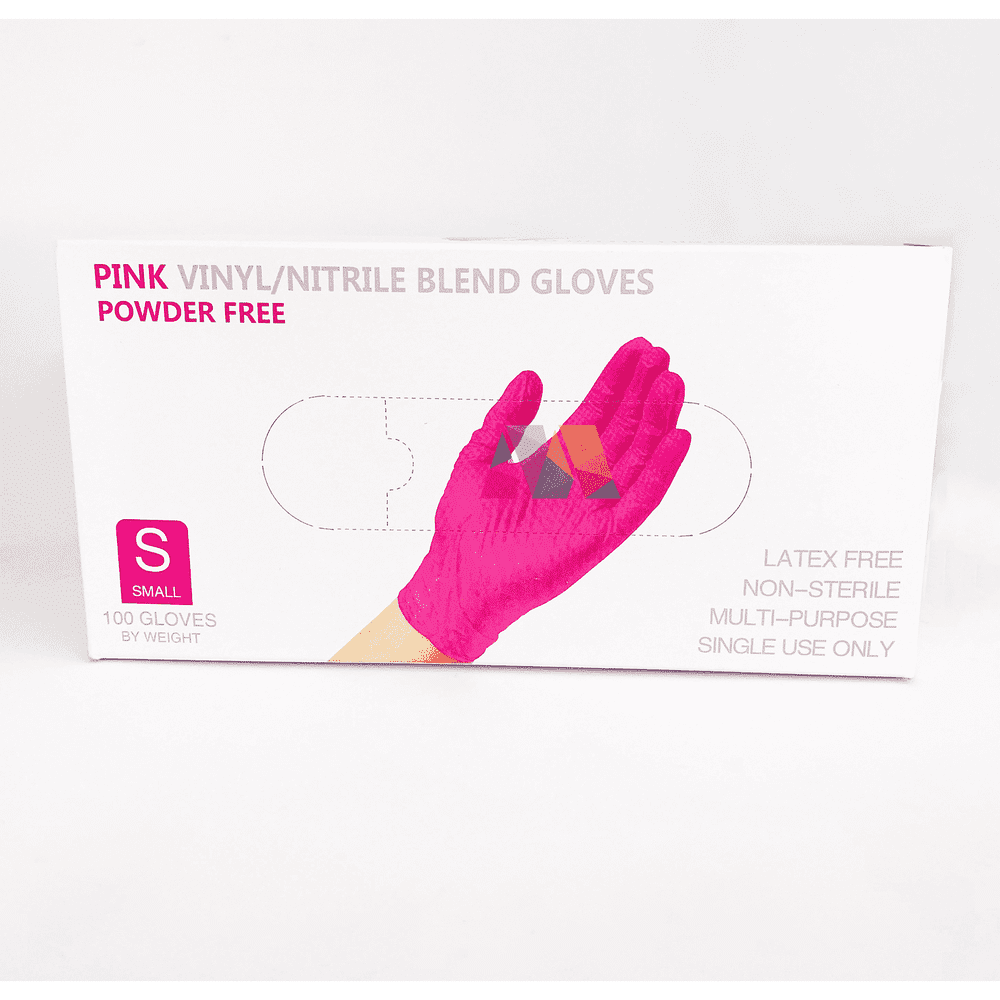 Nitrile Gloves - Pink Small - Maskscara