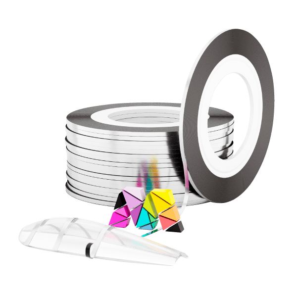 Silver Striping Tape - 1mm - Maskscara