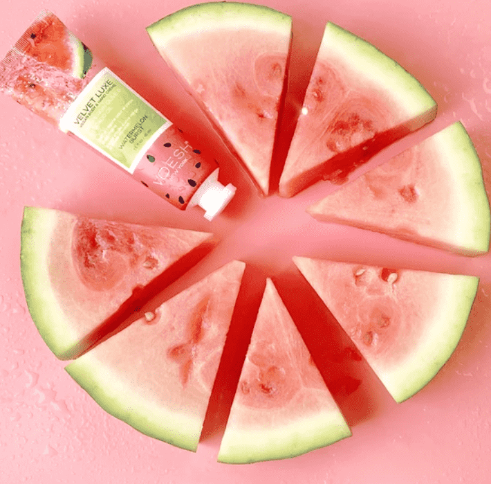 Velvet Luxe Vegan Body & Hand crème 1.5oz (45mL TUBE) - Watermelon Burst - Maskscara