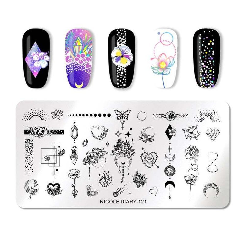 BP Stamping Plate - Nicole Diary (121) - Maskscara