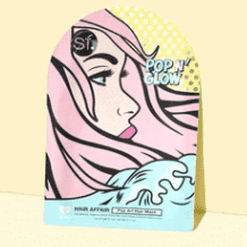 Hair Affair - POP 'n GLOW Hair Mask (1pcs) - Maskscara