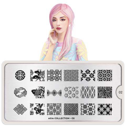 Moyou London Stamping Plate - Asia 02 - Maskscara