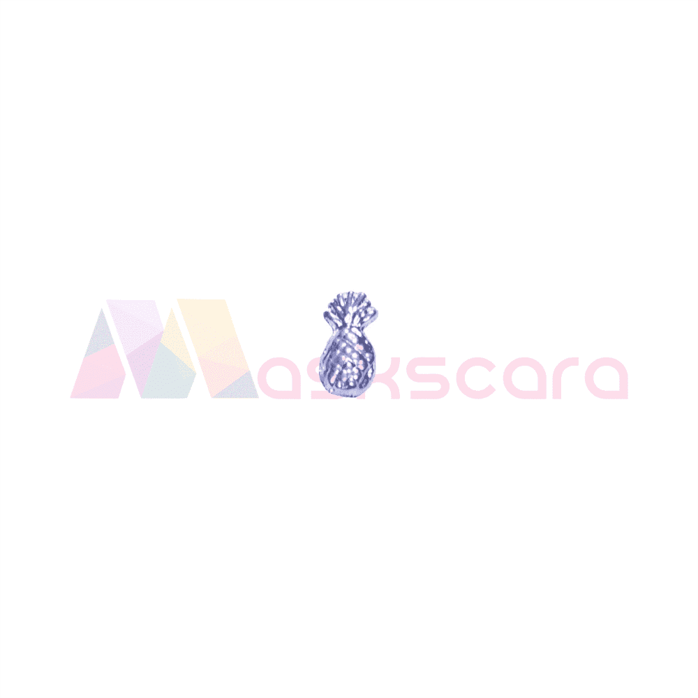 Small Silver Pineapple Gems (5 Pcs) - Maskscara
