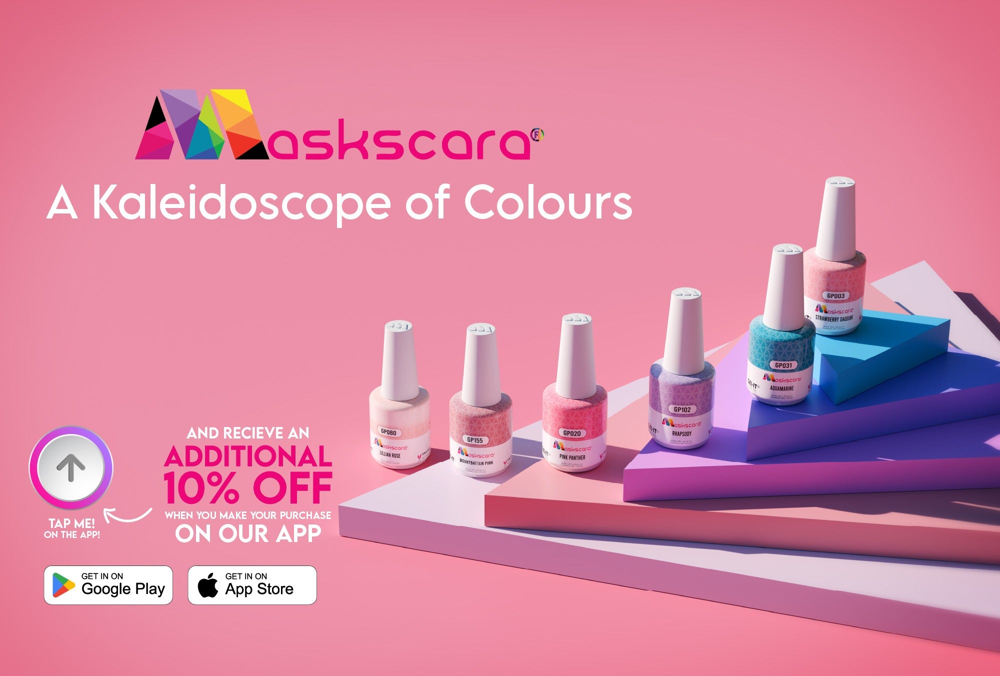 15ml Gel Polish Colours - Maskscara