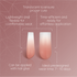 Full Cover Ombre Nail Tips - Square Nude 2N