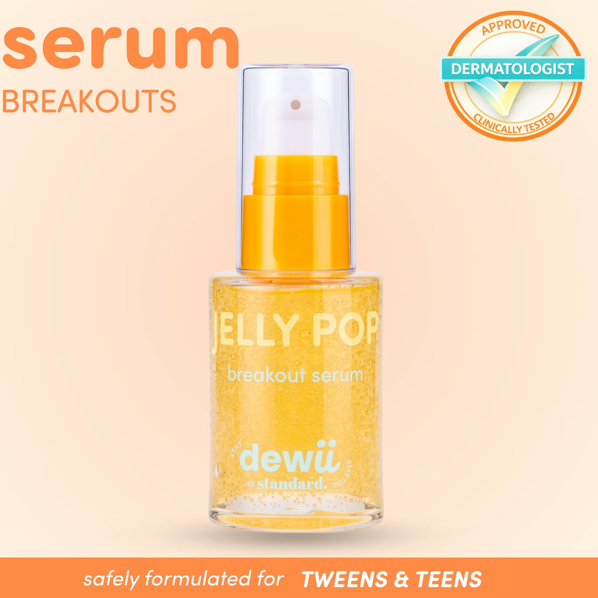 DEWII Jelly Pop Microbiome Serum with Noni Plant Stem-Cells, 1% Zinc & 5% PHA