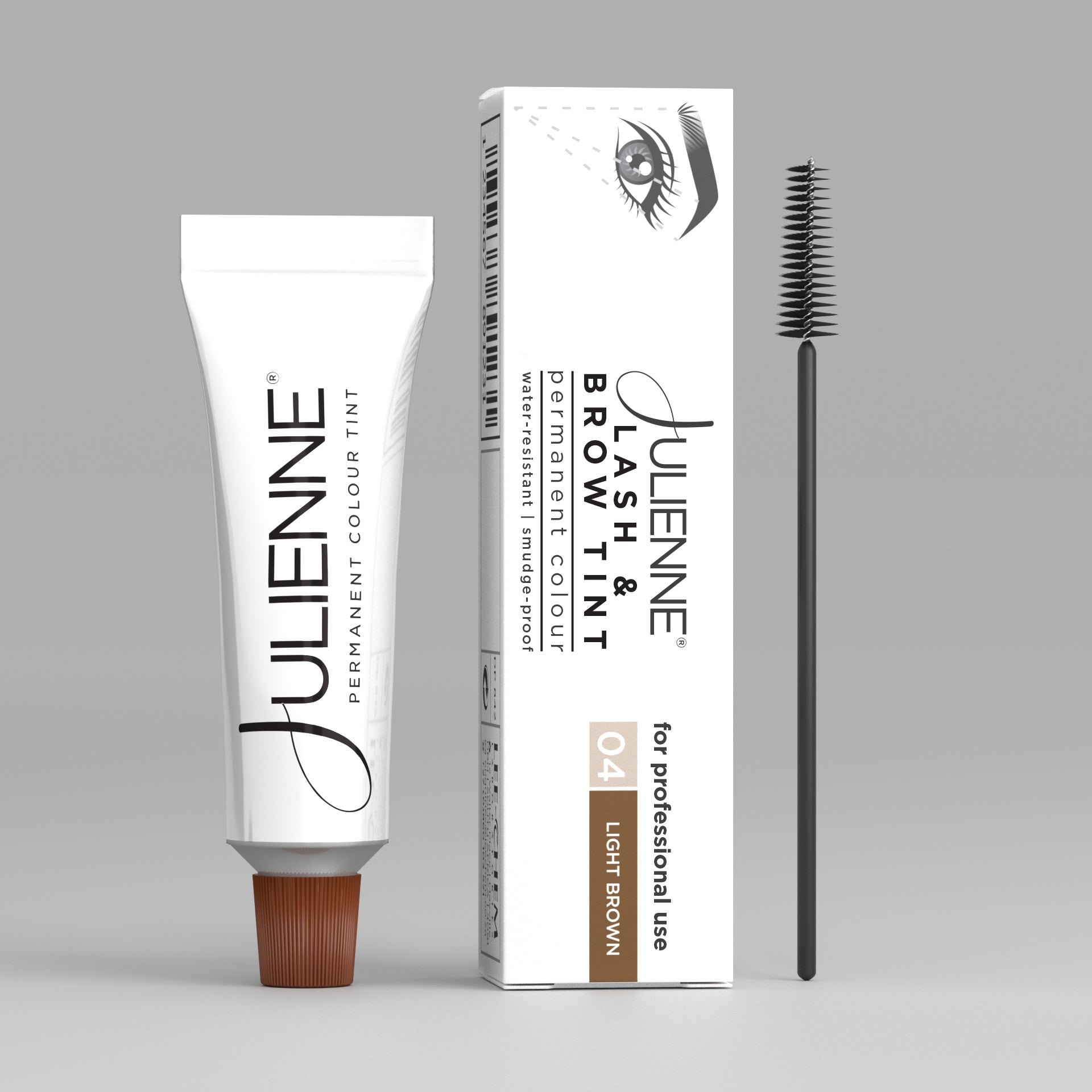 Julienne Eyelash & Brow Tint (Light Brown)