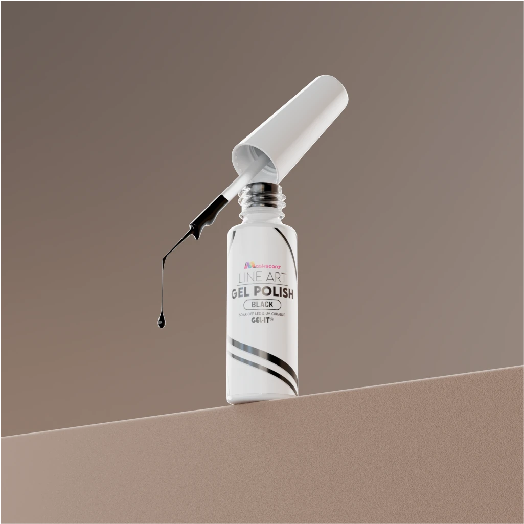 Line Art Gel 7ml - Black