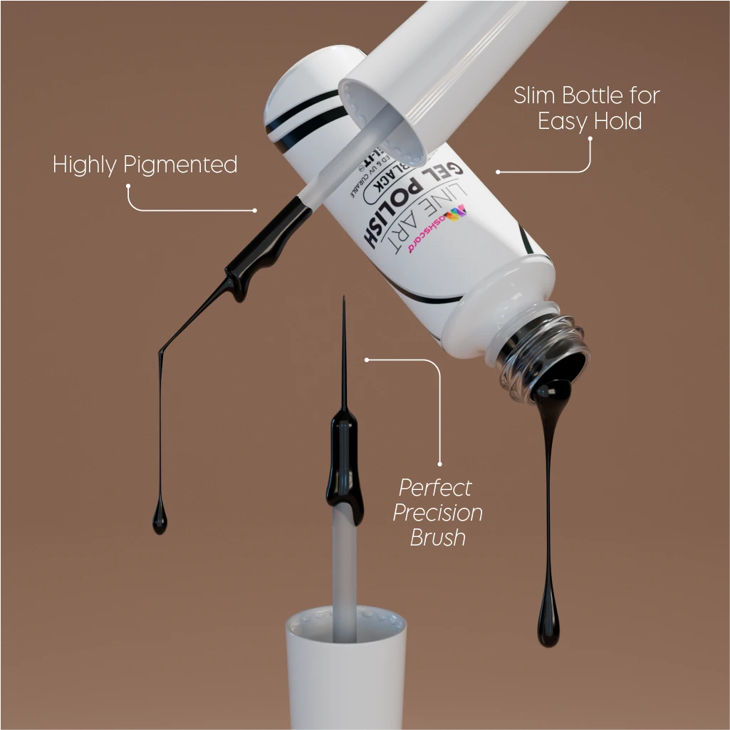 Line Art Gel 7ml - Black