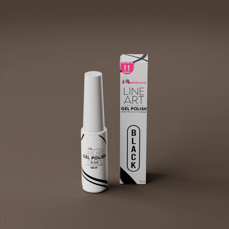 Line Art Gel 7ml - Black