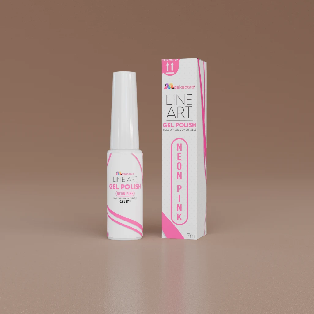 Line Art Gel 7ml - Neon Pink