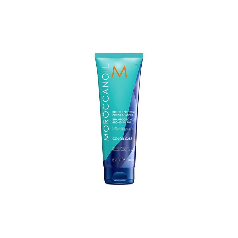 Moroccanoil Blonde Perfecting Purple Shampoo 70ml (Travel Size) - Maskscara