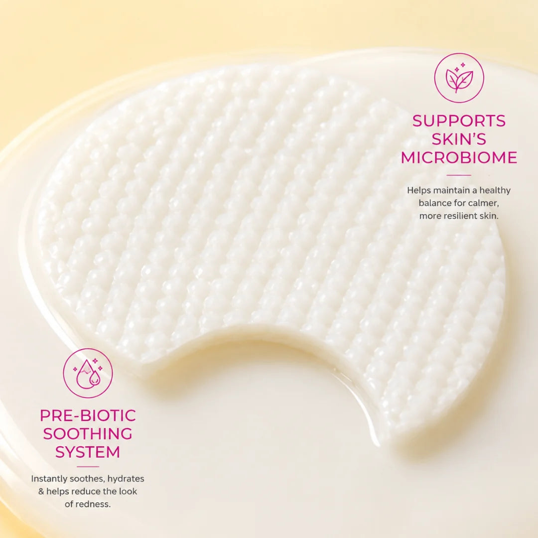 Milky Toner Pads with preBIULIN® FOS & Dermasooth™