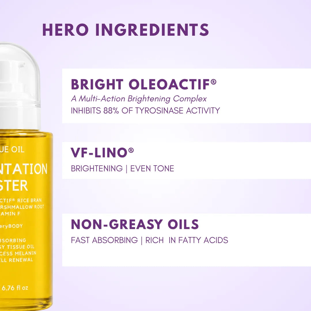 Pigmentation Buster ™ Tissue Oil with Bright Oleoactif® & VF Lino®